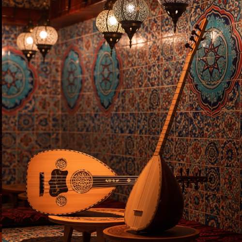 Turkish musical instruments for background music